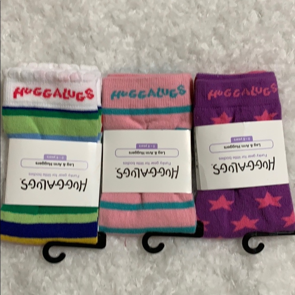 Huggalugs set of 3 arm or legwarmers NWT 💕💕